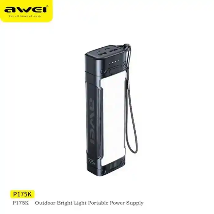 Awei P175K 20000mah 22.5w Portable Power Supply Power bank With Strong Flashlight